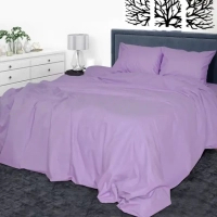 Bed linen Yaroslav Byaz smooth dyed with a sheet B6 one and a half (43281)