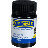 Туш для креслення Buromax 50 мл чорний (BM.8397-02)