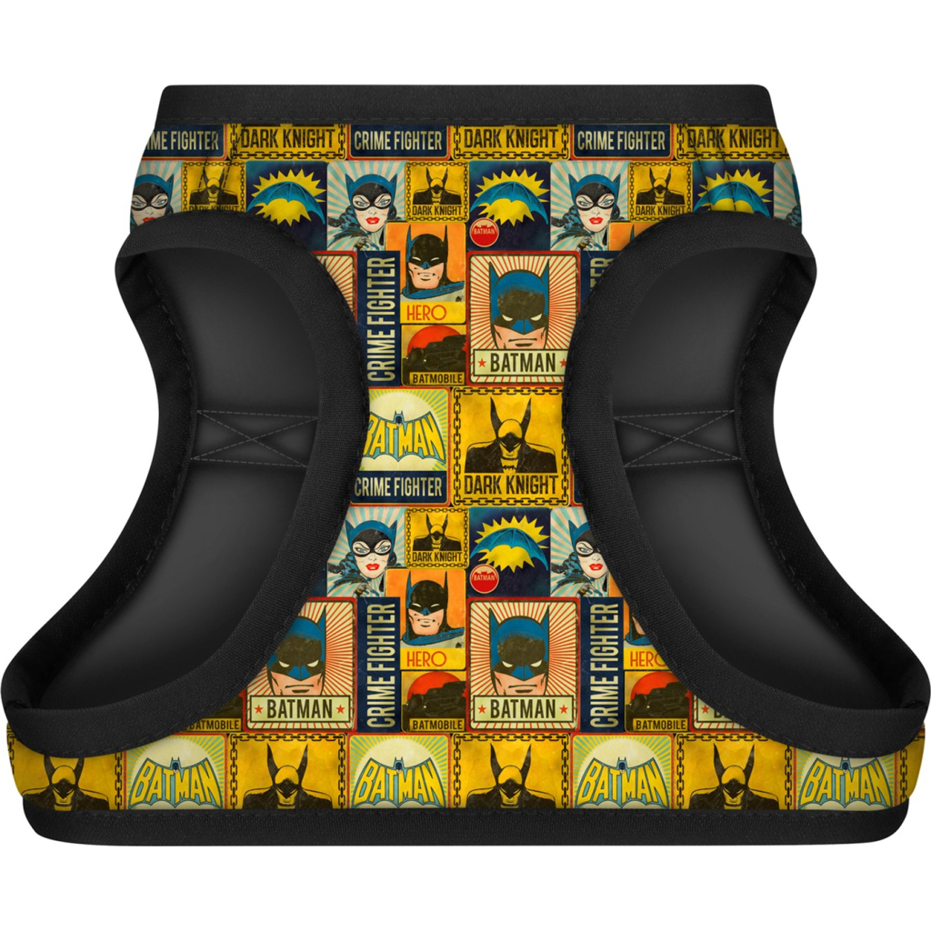 Шлея для собак WAUDOG Clothes з QR паспортом "Бетмен вінтаж" XS3 (1003-4004)