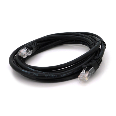 Патч-корд 3м, UTP, Cat.6, RJ45, CU, black Ritar (PCR-CU6/3Be)