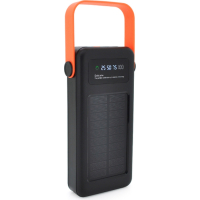 Батарея універсальна Voltronic 30000mAh Solar, Flashlight, inp:Type-C/MicroUSB/Lightning, out:USB*4, with 4 owner cable (YM-635CX / 28189)
