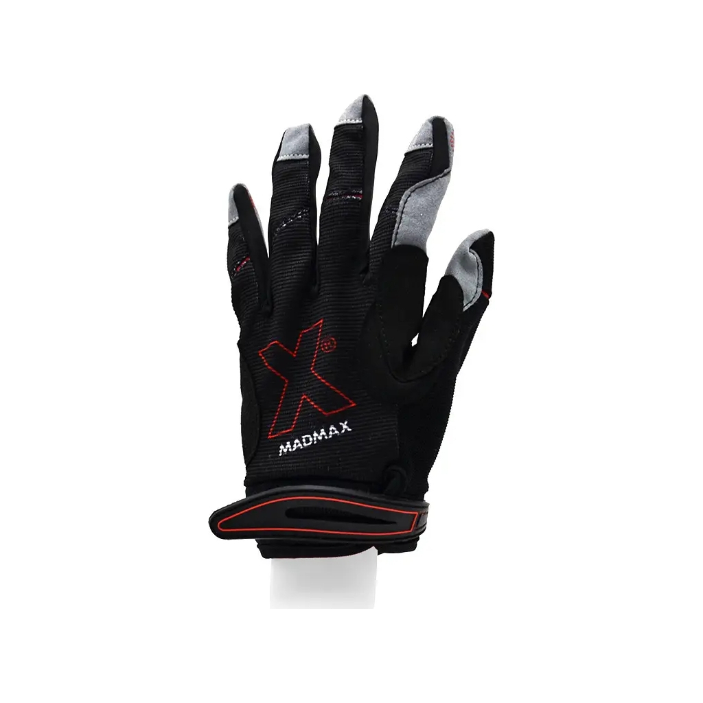 Рукавички для фітнесу MadMax MXG-103 X Gloves Black/Grey M (MXG-103-BLK_M)