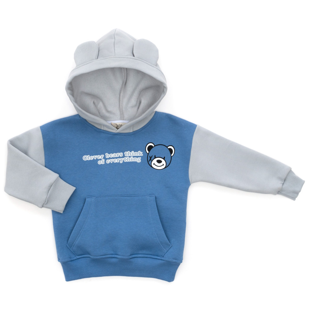 Спортивний костюм дитячий Smile флисовий (8126-92B-blue)