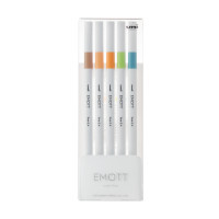 Liner UNI set Emott Nature Color 0.4 mm 5 colors (PEM-SY/5C.06NC)