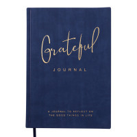 Notebook Buromax Grateful A5 96 sheets, unlined blue (BM.295019-02)
