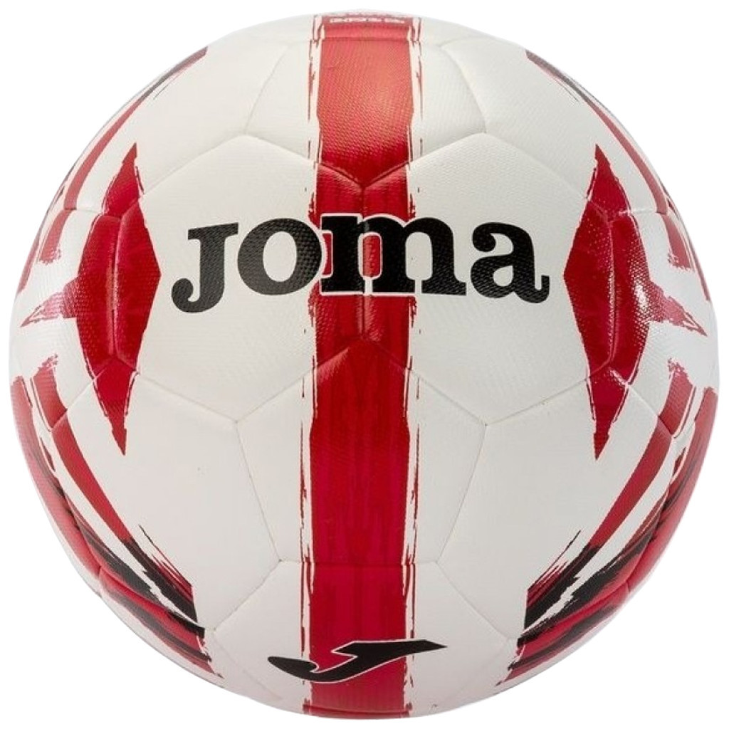 М'яч футбольний Joma Light 401244.206.5 білий, червоний Уні 5 (8445757552266)