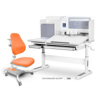 Desk with chair Mealux Winnipeg Multicolor + Omega (BD-630 WG/G+Y-220 KY)