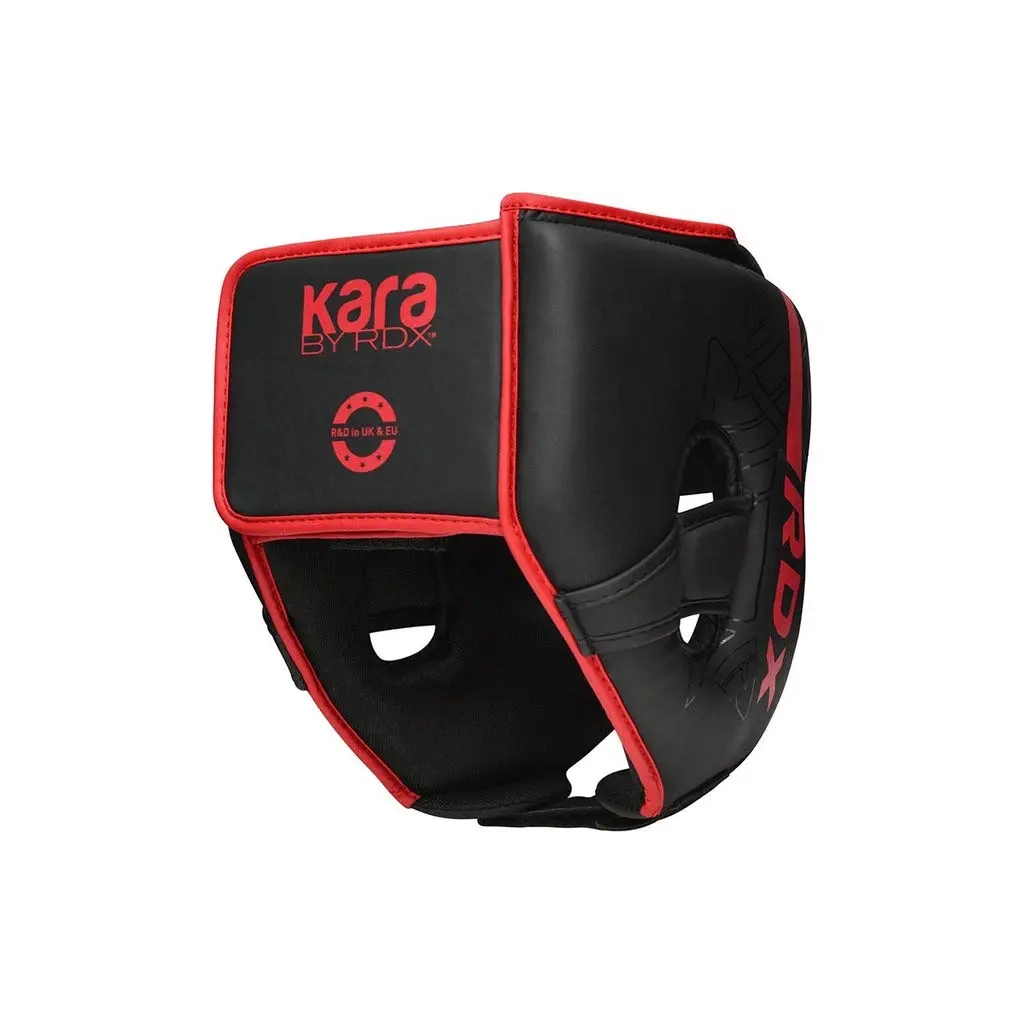 Боксерський шолом RDX F6 KARA Matte Red XL (HGR-F6MR-XL)