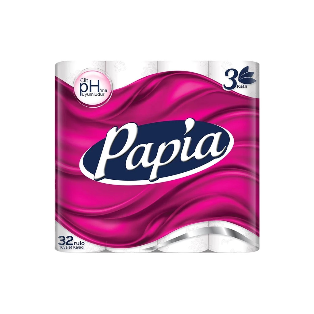 Туалетний папір Papia 3 шари 32 рулони (8690536010066)