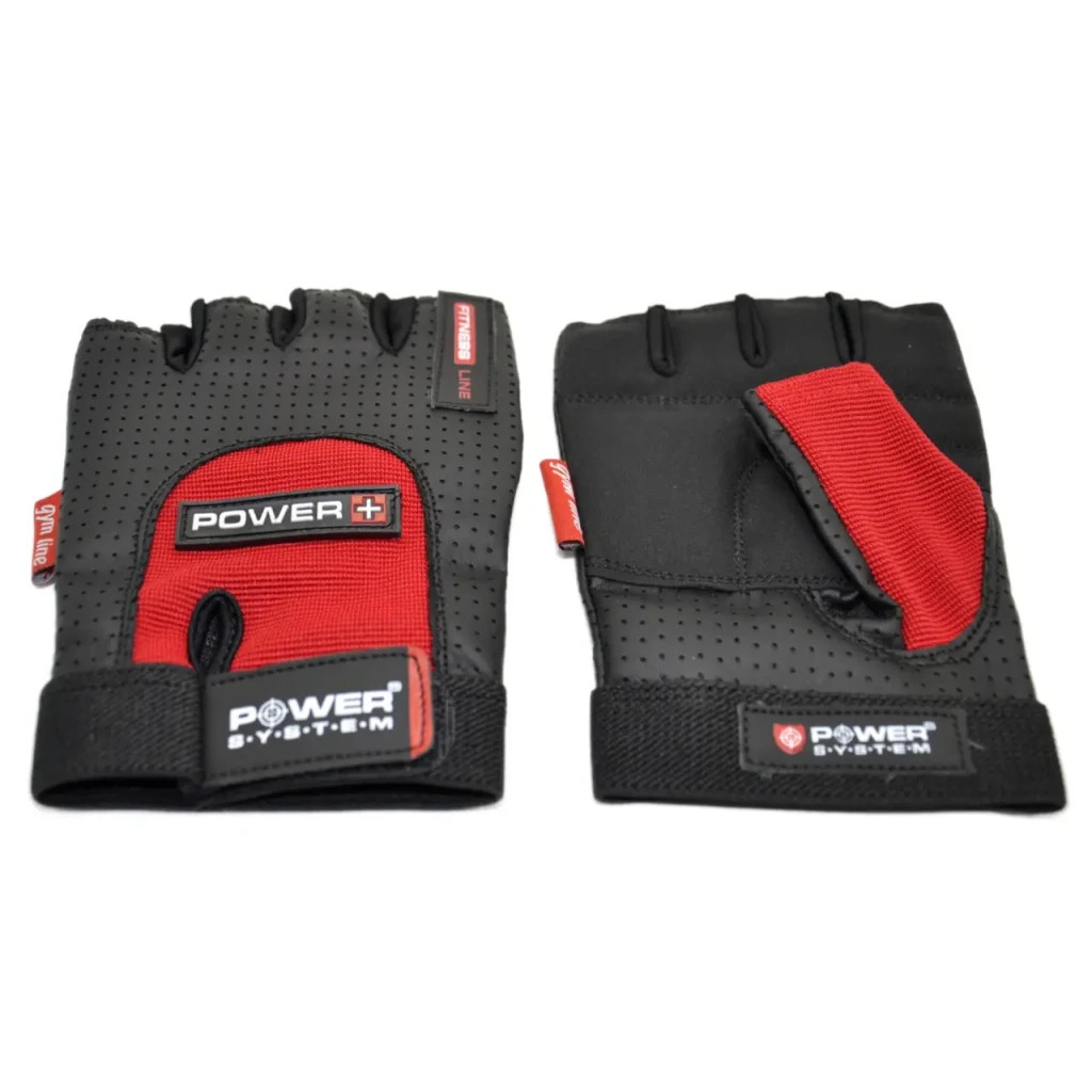 Рукавички для фітнесу Power System PS-2500 Power Plus Black/Red XXL (PS-2500_2XL_Black-red)