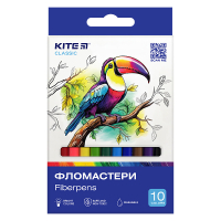 Фломастери Kite Classic 10 кольорів (K-455)
