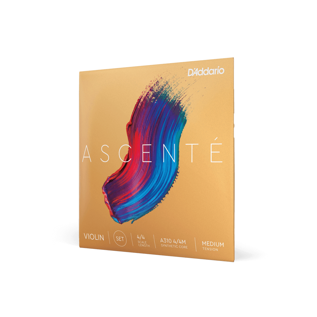 Струни для скрипки D'Addario Ascente Violin String Set 4/4 Scale Medium Tension (A310 4/4M)