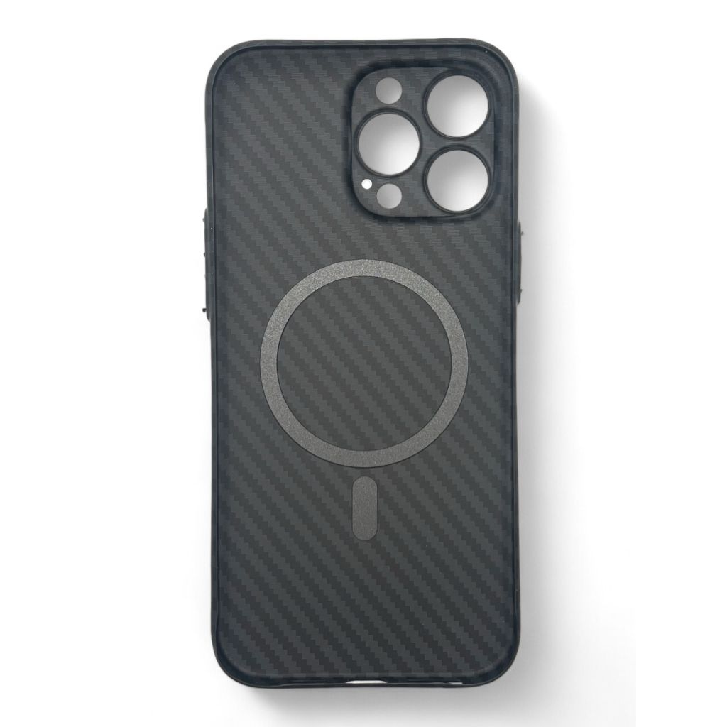 Чохол до мобільного телефона BeCover Carbonite Case (MagSafe) для Apple iPhone 16 Pro Max Black (712069) Чохол до мобільного телефона BeCover Carbonite Case (MagSafe) для Apple iPhone 16 Pro Max Black (712069)