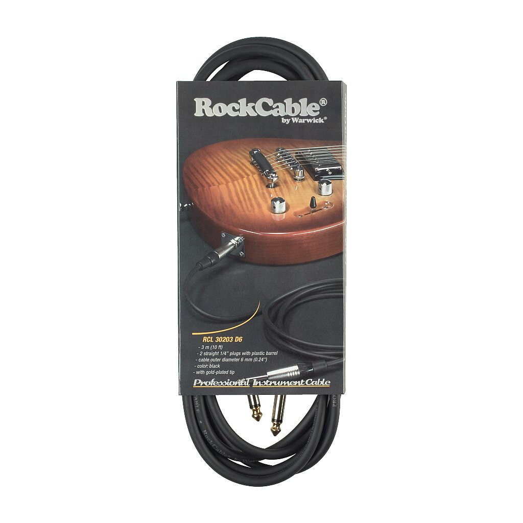 Інструментальний кабель RockCable Instrument Cable 3m (RCL 30203 D6)