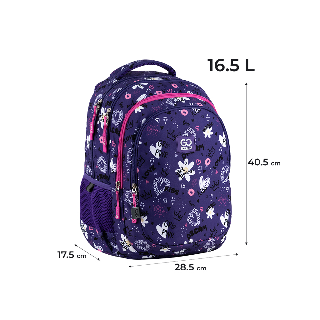 Рюкзак шкільний GoPack Teens 162M-3 (GO25-162M-3)