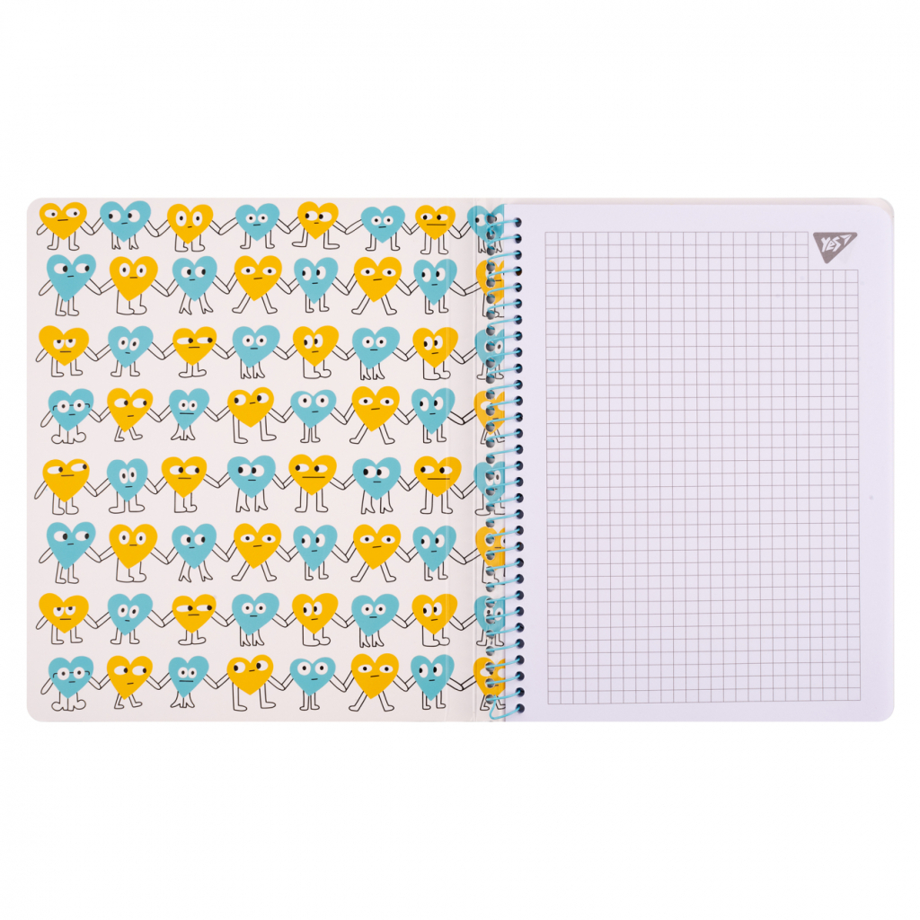 Блокнот Yes А5 50 арк cпіраль Stand with Ukraine клітинка (151857) Блокнот Yes А5 50 арк cпіраль Stand with Ukraine клітинка (151857)