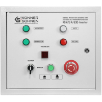 Автоматичне введення резерву (АВР) Konner&Sohnen KS ATS 4/63D-Inverter, 230/400В, 230В 14,5кВт, 63А, 400В 41,5кВт (KSATS4/63D-INVERTER)