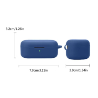Чохол для навушників BeCover Silicon для OPPO Enco Buds 2 Pro Deep Blue (713224)