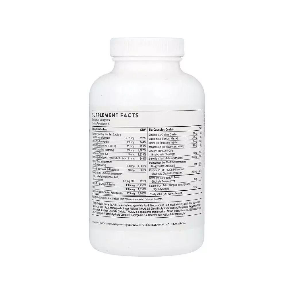 Вітамінно-мінеральний комплекс Thorne Research Мультивітаміни для чоловіків 50+, Men's Multi 50+, 180 капсул (THR-01132) Вітамінно-мінеральний комплекс Thorne Research Мультивітаміни для чоловіків 50+, Men's Multi 50+, 180 капсул (THR-01132)