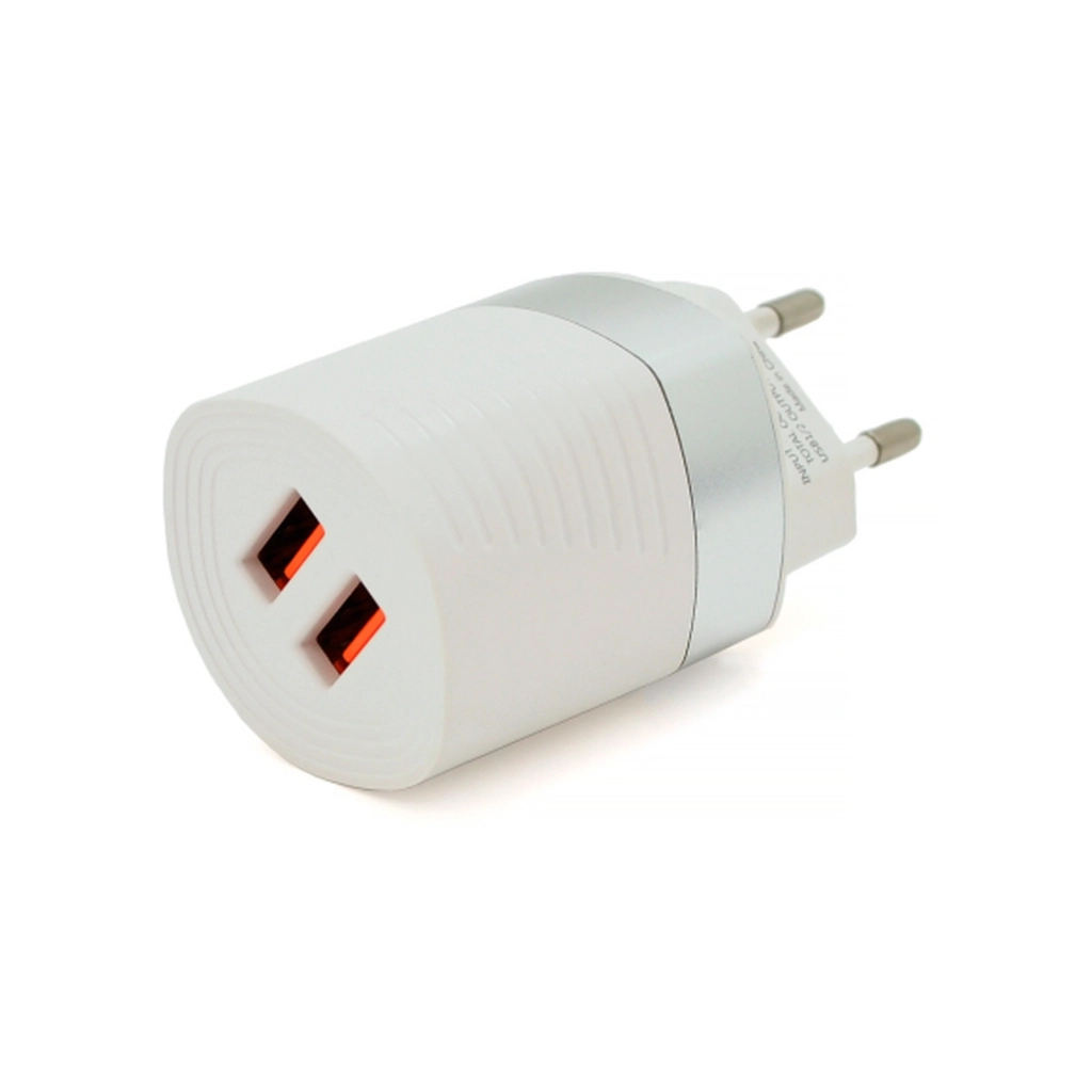 Зарядний пристрій iKAKU KSC-181 2xUSB 2.4A White (KSC-181-JUNENG) Зарядний пристрій iKAKU KSC-181 2xUSB 2.4A White (KSC-181-JUNENG)