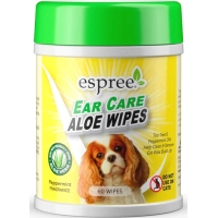 Вологі серветки для тварин Espree Aloe Ear Care Pet Wipes 60 шт. (0748406012776)