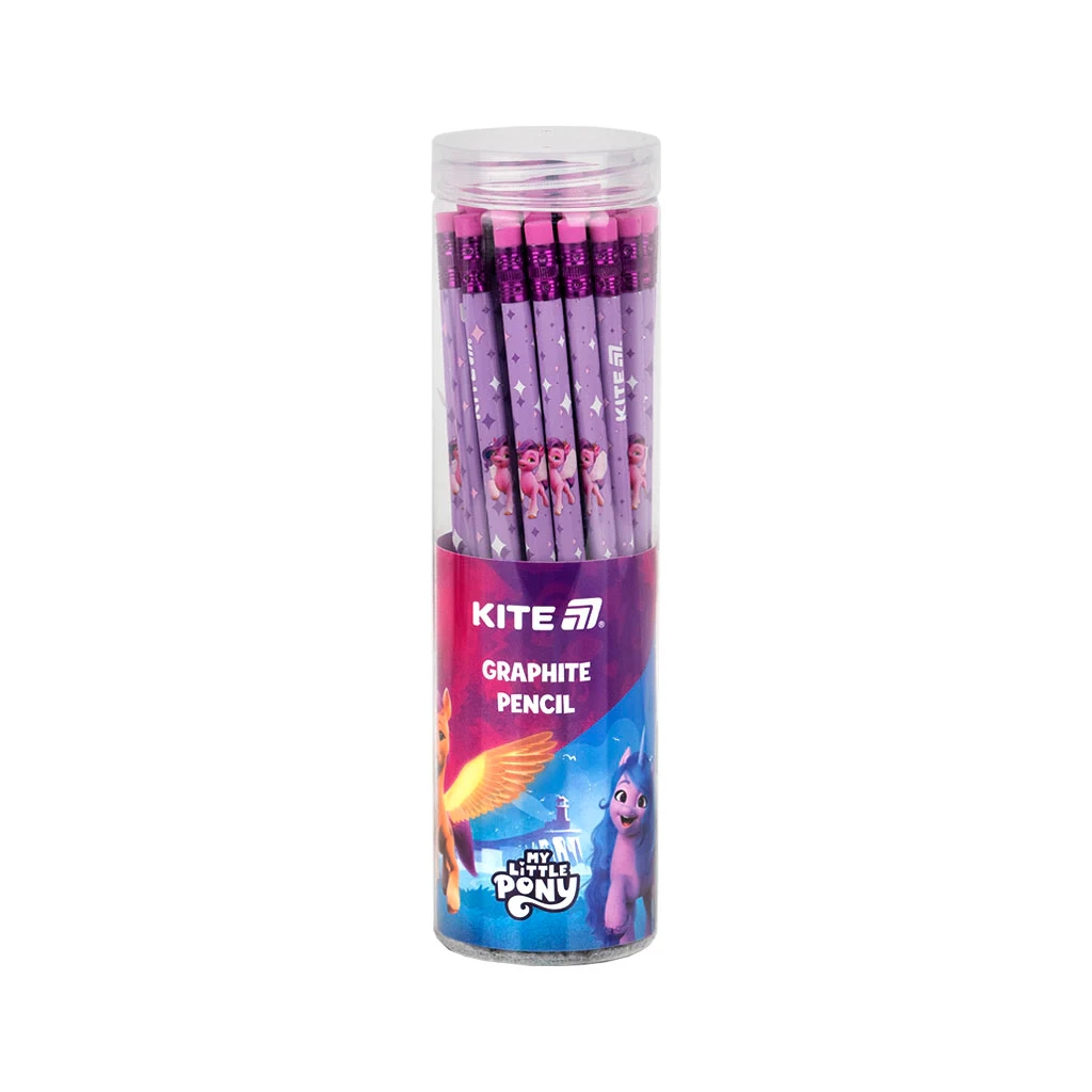 Олівець графітний Kite My Little Pony тригранний, з гумкою, НВ (LP25-046) Олівець графітний Kite My Little Pony тригранний, з гумкою, НВ (LP25-046)