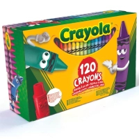 Crayola wax colored pencils, 120 pcs. with a sharpener (52-6920)