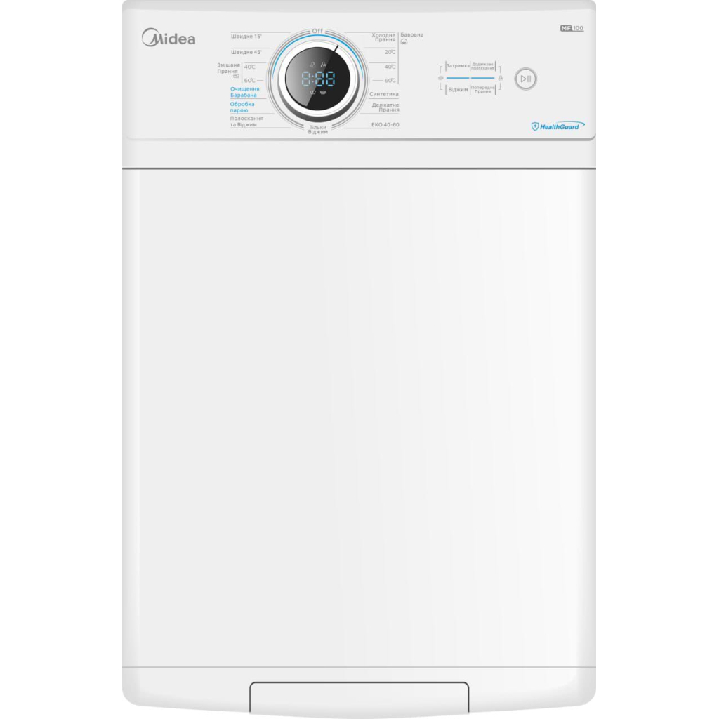 Пральна машина Midea MF100T60B/ W-UA