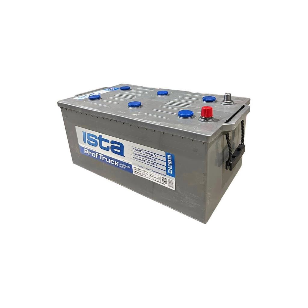 Акумулятор автомобільний Ista Prof Truck 225Ah бокова(+/-) (1500EN)