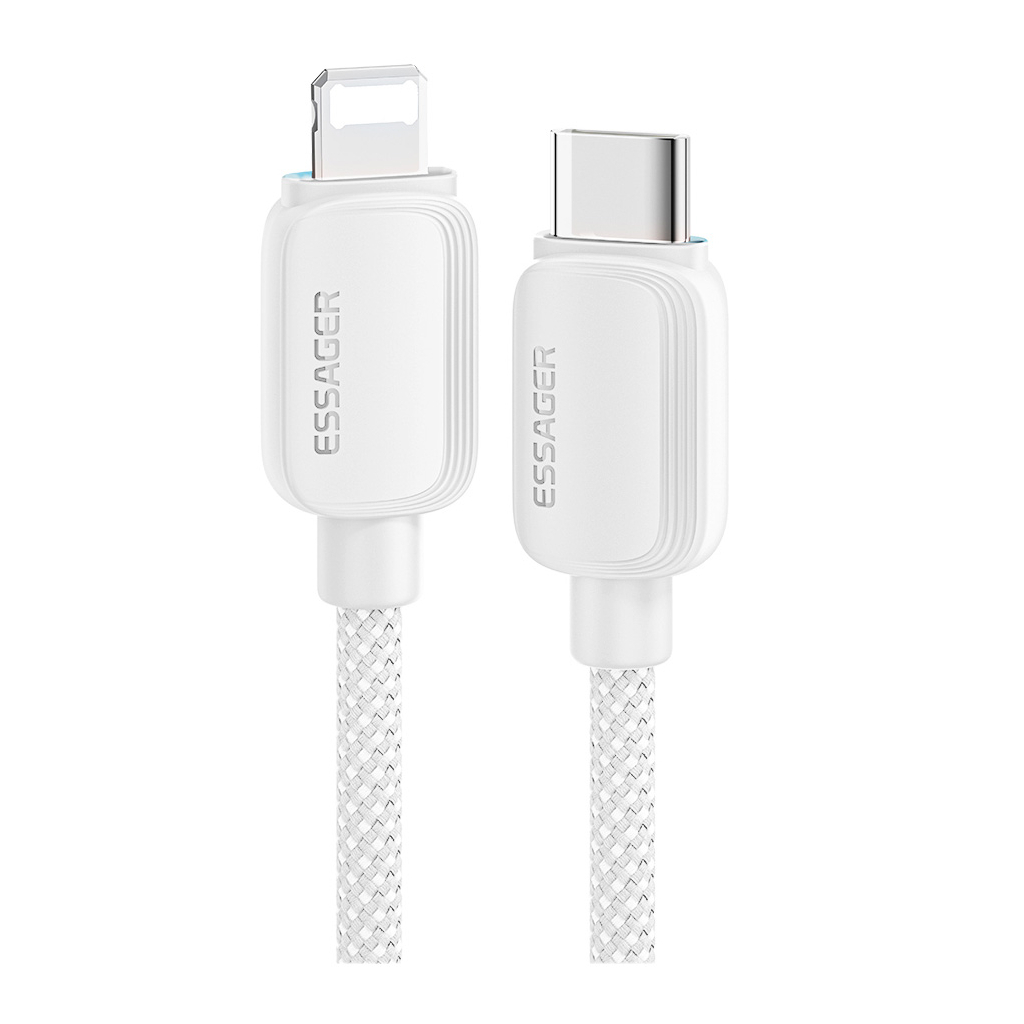 Дата кабель USB-C to Lightning 2.0m 20W white Essager (EXCTL-WLA02-P)