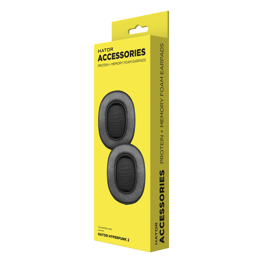 Амбушур Hator з протеїнової шкіри для лінійки гарнітур HATOR Hyperpunk 2 (ACC-111) Амбушур Hator з протеїнової шкіри для лінійки гарнітур HATOR Hyperpunk 2 (ACC-111)