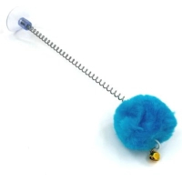 Toy for cats Hippie Pet Ball with suction cup blue 23 cm (HIPCT2304089M)