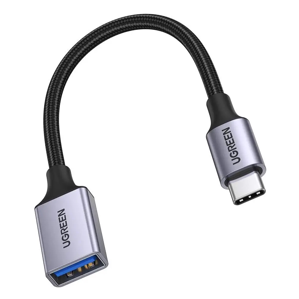 Перехідник OTG USB 3.0 AF to USB-C 0.1m US378 black UGREEN (70889) Перехідник OTG USB 3.0 AF to USB-C 0.1m US378 black UGREEN (70889)