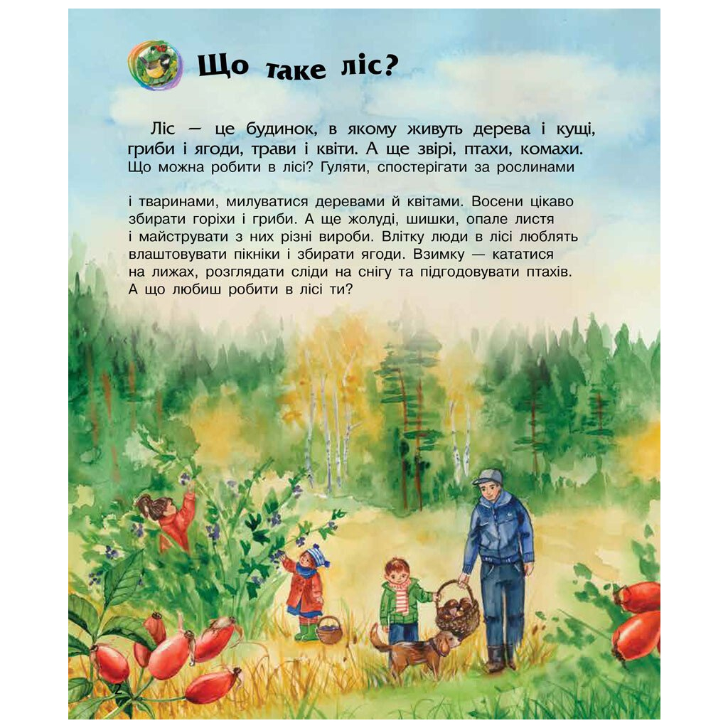 Книга Ліс. Енциклопедія дошкільника - Юлія Каспарова Ранок (9786170936196)