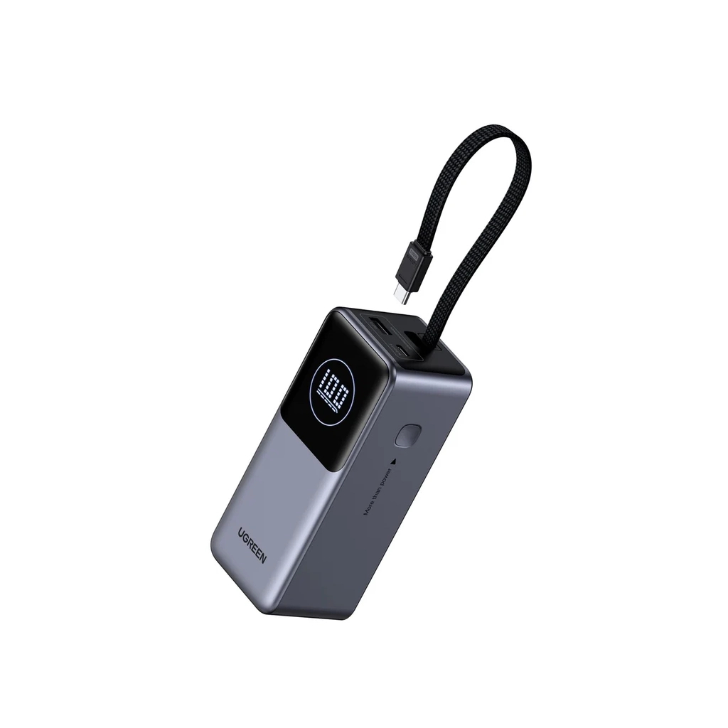 Повербанк Ugreen 20000 mAh 130W Cable Space gray (U_55365B)