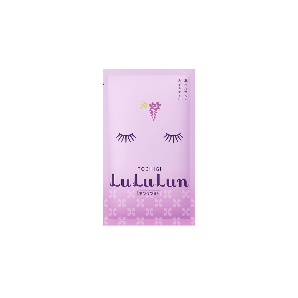 Маска для обличчя Lululun Face Mask Wisteria Flower Зволожуюча З екстрактом гліцинії 1 шт х 5 уп (4582305066425)