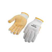 Tolsen Protective Gloves 12 Pairs PVC Coated Dot XL (10) (45006)