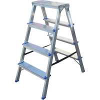 ELKOP stepladder 4 steps. upper step 0.95 m, double-sided (DHR404)