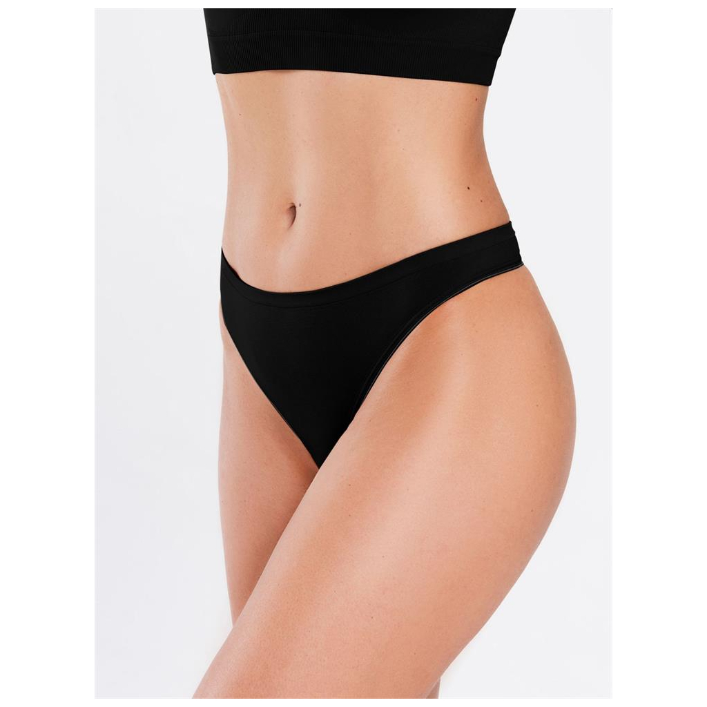 Труси Giulia String Shine Edge Black L/XL (4823116931596)