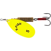 Spinner X-Fish Stark 14g 5 Nikel UV lime (1917.07.41)