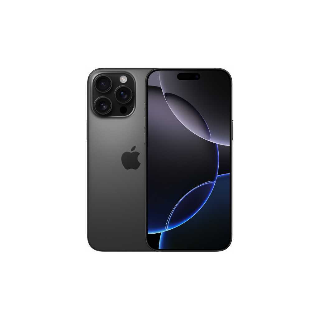 Мобільний телефон Apple iPhone 16 Pro Max 256Gb eSim Black Titanium (Grade B) USED (iP16PM2eBkT_B)