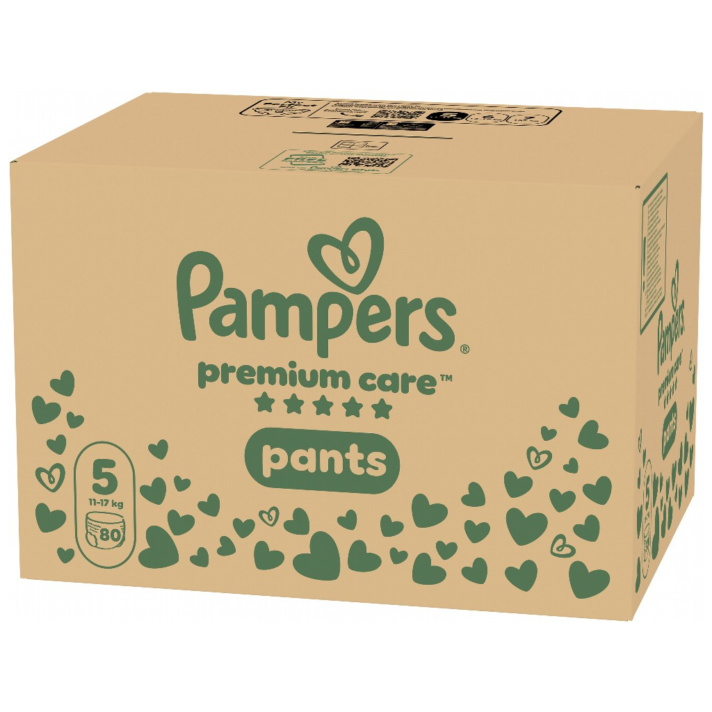Підгузки Pampers Premium Care Pants Розмір 5 (11-17 кг) 80 шт (8006530320153) Підгузки Pampers Premium Care Pants Розмір 5 (11-17 кг) 80 шт (8006530320153)