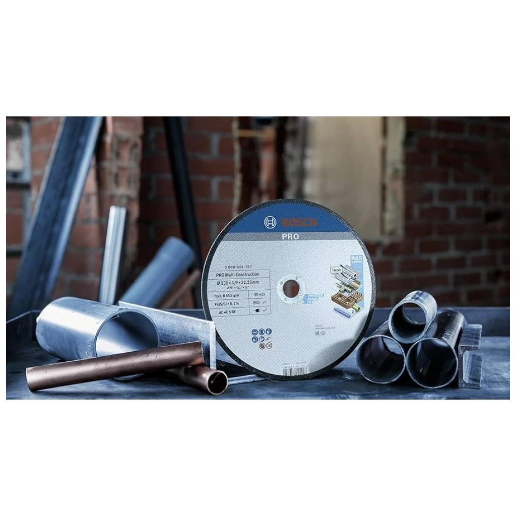 Круг відрізний Bosch Professional, універсальний, 230×1.9×22.23 mm (2.608.602.767) Круг відрізний Bosch Professional, універсальний, 230×1.9×22.23 mm (2.608.602.767)