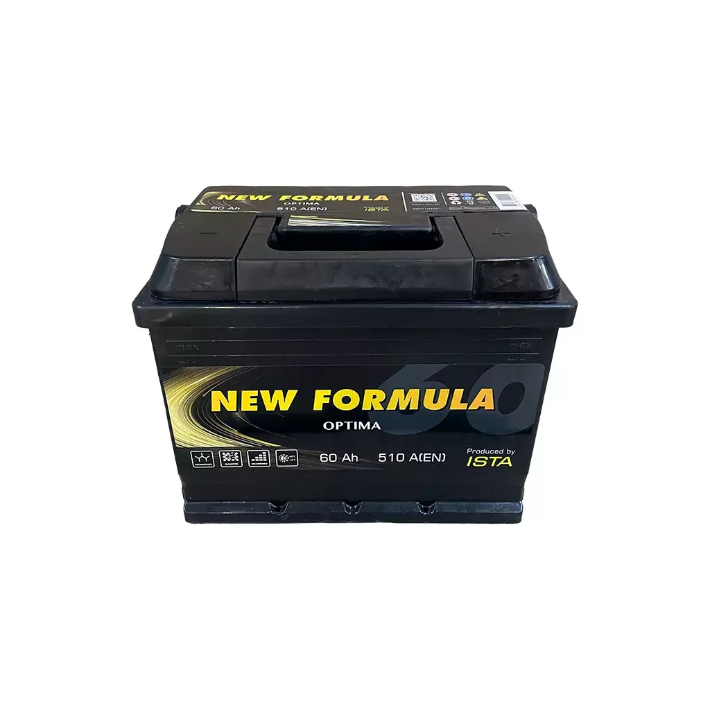 Акумулятор автомобільний NEW FORMULA Optima 60Ah Ев (-/+) (510EN) (5601104251)