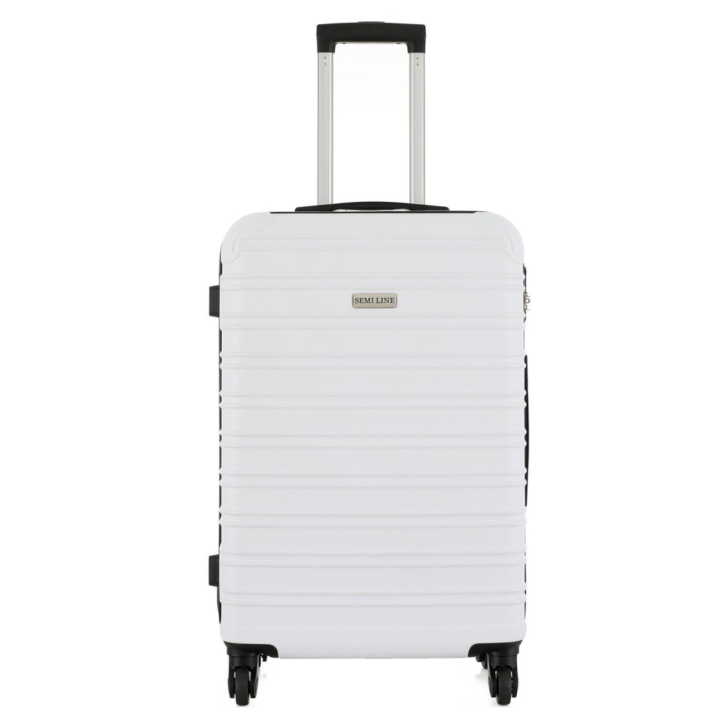 Валіза Semi Line 24" (M) White (T5952-2) (DAS303640) Валіза Semi Line 24" (M) White (T5952-2) (DAS303640)