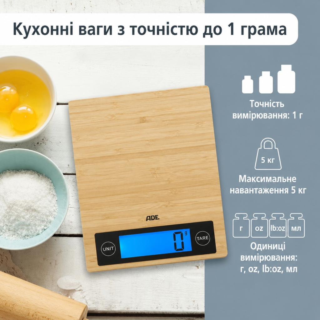 Ваги кухонні АDЕ Ramona KE 1128 Ваги кухонні АDЕ Ramona KE 1128