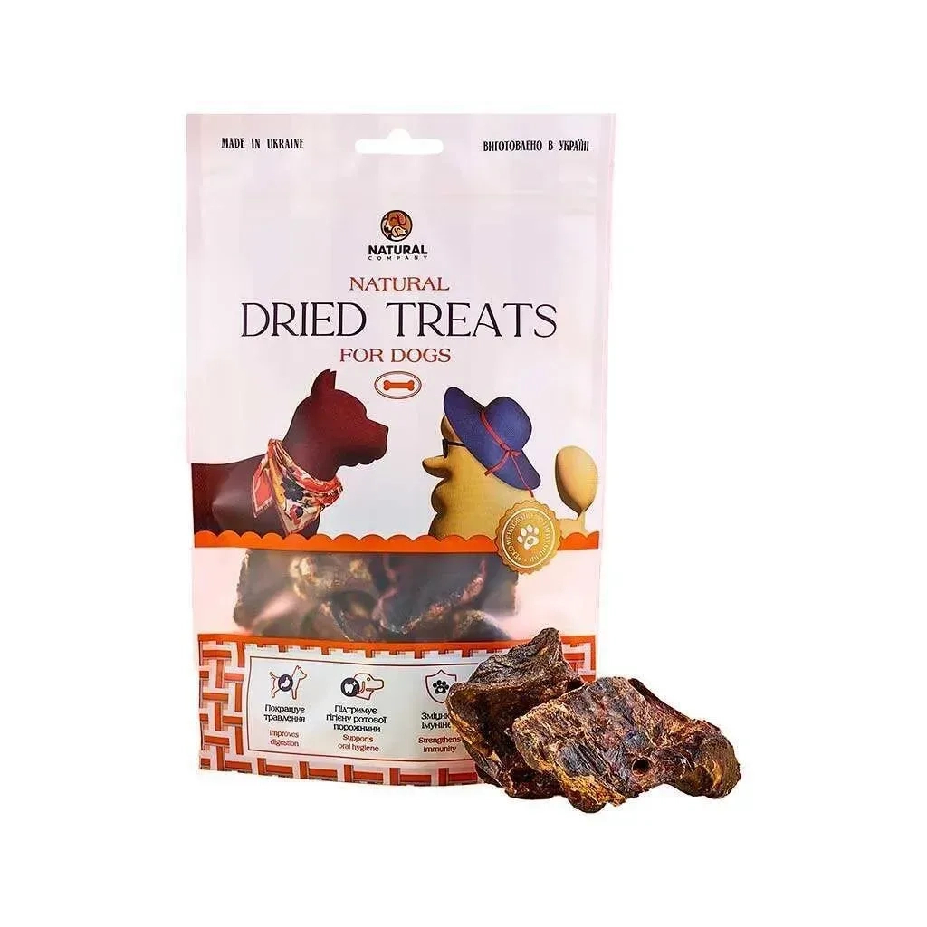 Ласощі для собак Natural food легені яловичі 50 г (4820241160020)