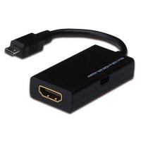 Перехідник micro USB to HDMI MHL (M/F) Digitus (AK-300305-002-S)