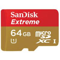 Карта пам'яті SanDisk 64Gb microSDXC eXtreme Class10 UHS-I (SDSDQXL-064G-G46A)