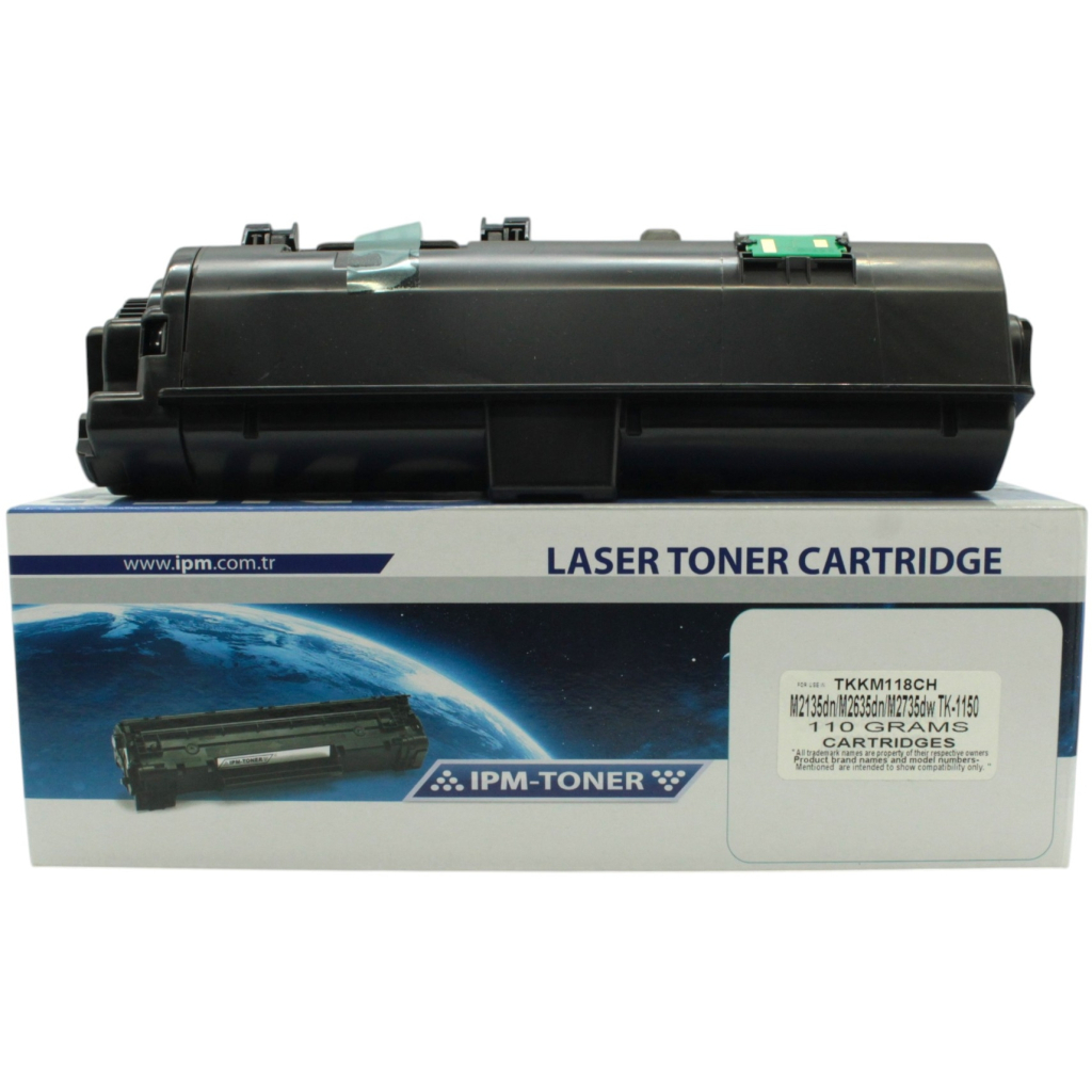 Тонер-картридж IPM Kyocera TK-1150, 110г/туба, (TKKM118CH)